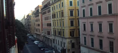 Typical Street in Rome, Italy