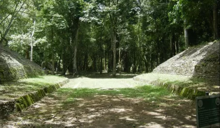Ball court at Caracol