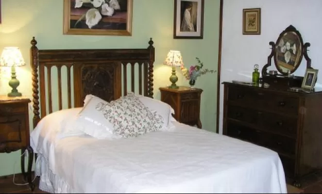 Rooms are decorated with antiques, full of historical character