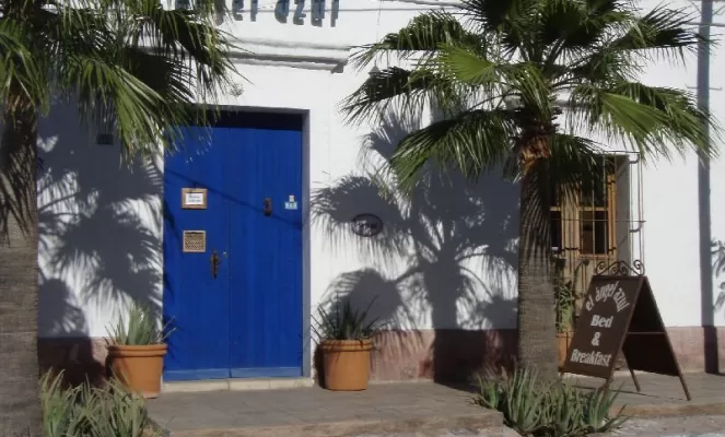 Your hostess will give a warm welcome at El Angel Azul, your Bed &Breakfast Inn in La Paz