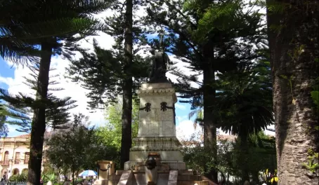 Main plaza in Cuenca