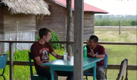 Lunch with \"Jaguar Mike\" in BELIZE!!