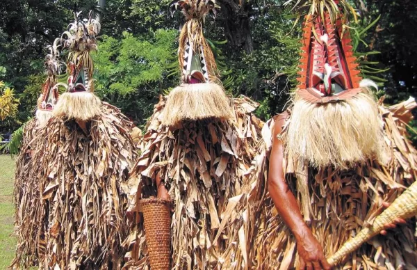 Vibrant dancers of Vanuatu