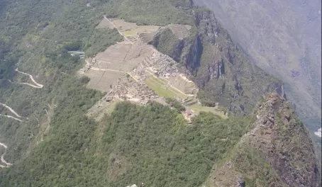 Machu Picchu from Huana peak.  Mission accomplished.