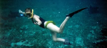 Snorkeling at Shark-Ray Alley during a Belize