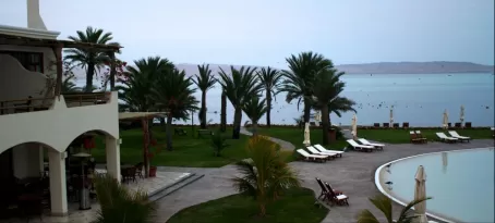 View from our room in La Hacienda Hotel