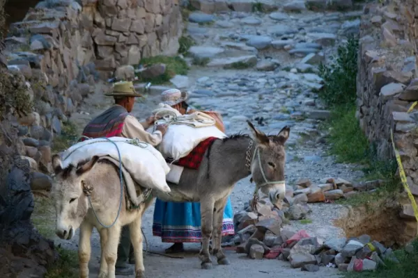 Along the trail to the Colca Lodge