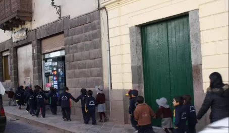 School children of Cusco