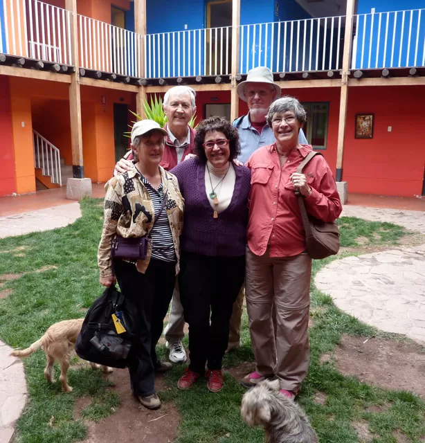 Mantay Shelter Director Raquel Garcia and our group