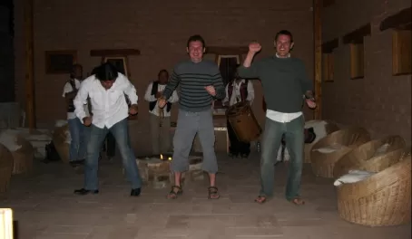 Dancing at the Terrantai Lodge