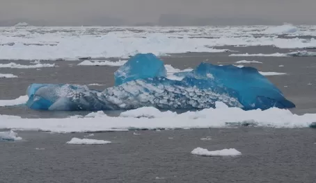 Blue ice in the Southern Ocean 