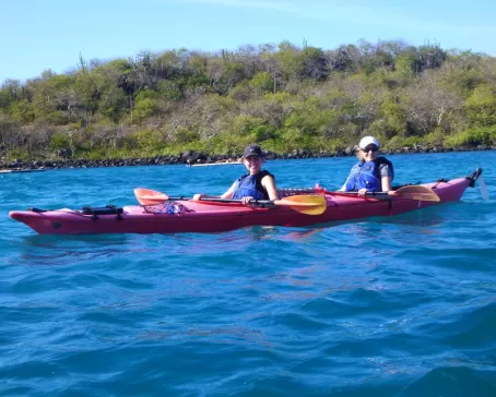 Sea kayaking expedition in the Galapagos