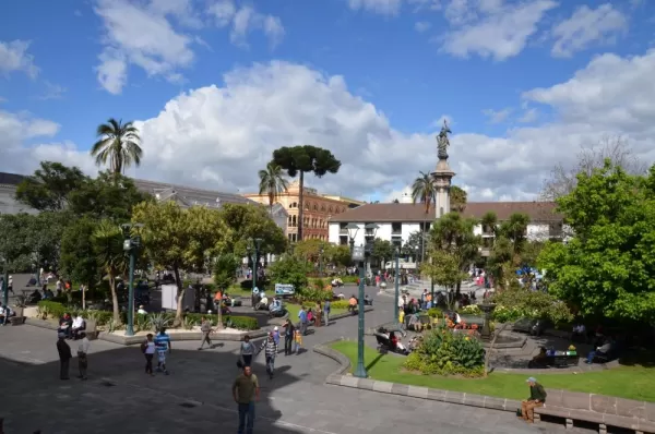 Square in front of the President's Palace, Quito