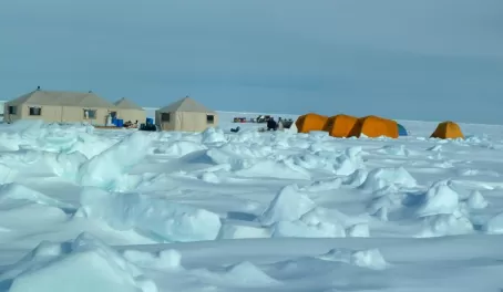 Arctic base camp