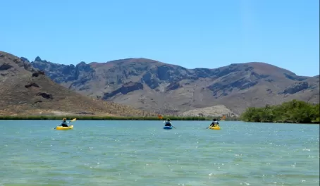 Sea kayaking in Baja