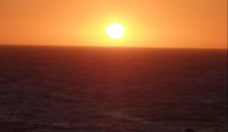Sunset from Sea Adventurer