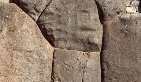 Puma foot in stone