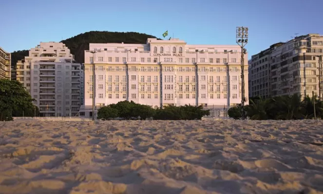 Stay in the luxurious Copacabana Palace on your Brazilian tour