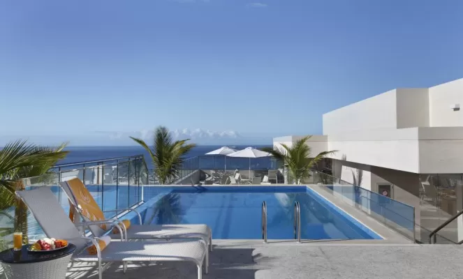 Enjoy the view from Windsor Atlantica's rooftop pool