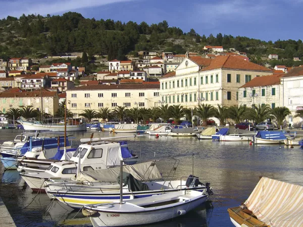 Boat Harbor in Croatia.