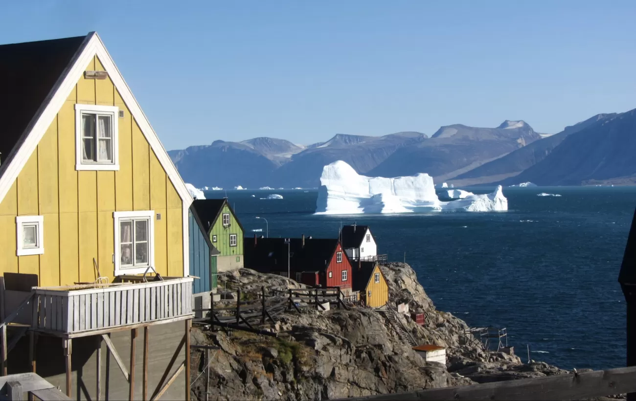 Unique houses in Greenland.
