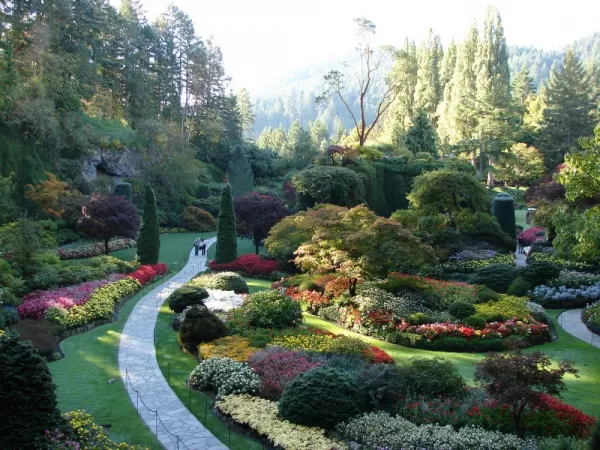 The Butchart Gardens in British Columbia.