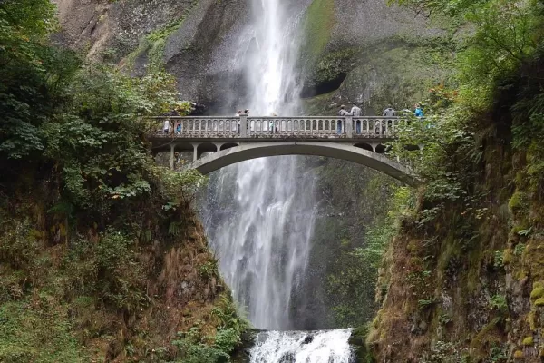 Enjoy the gorgeous waterfalls.