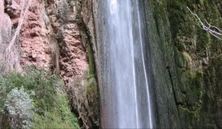 Ãƒâ€˜uestra Baccha waterfall; Cachicatta trek - alternative Inca Trail
