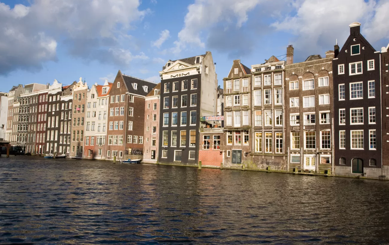 The beautiful buildings of Amsterdam