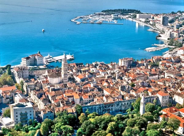 The city of Split in Croatia.