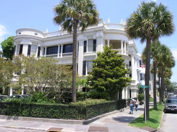 Wander the streets of Charleston to see the beautiful homes.