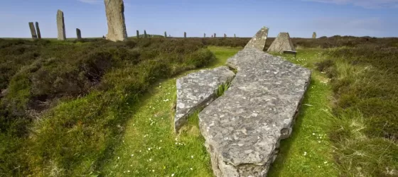 Ring of Brodgar is a unique stone circle in Scotland.