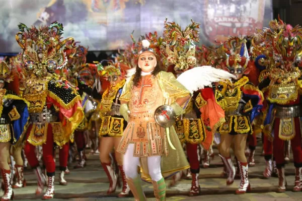 Dancers in the annual festival in Oruro