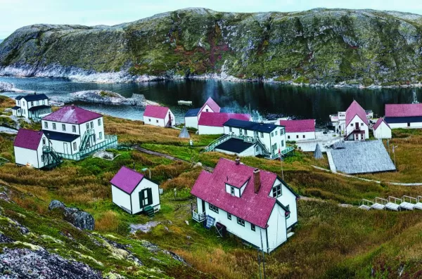 A local village in the arctic.