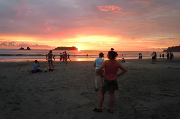 Sunset at Quepos, Costa Rica.