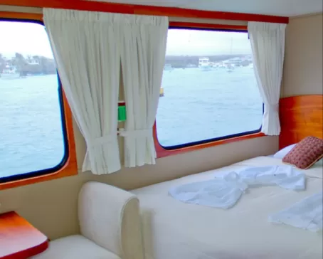 Comfortable cabins aboard the Integrity.