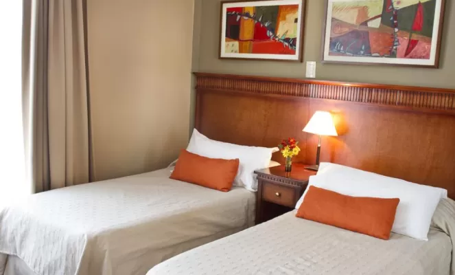 Relax in these comfortable and spacious twin rooms.