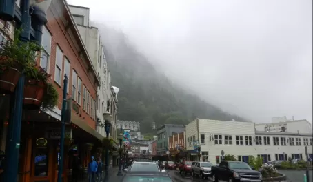 A very overcast day in Juneau