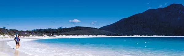 Take a relaxing walk on a traquil Australian beach