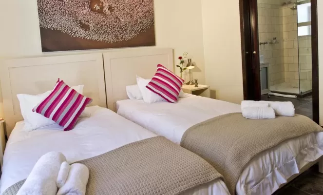 The spacious and comfortable rooms at the Africa Safari at Galton House
