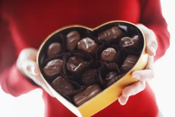 Valentine's Day box of chocolates