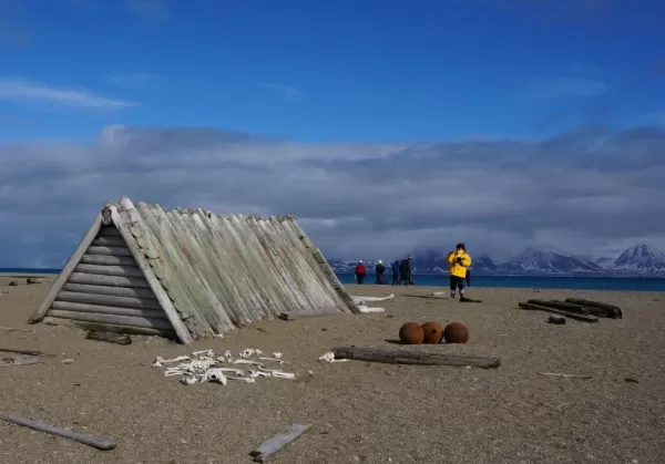 Explore the huts of past Arctic dwellers