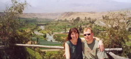 Travelers in Arequipa, Peru