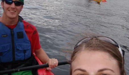Kayaking around San Cristobal
