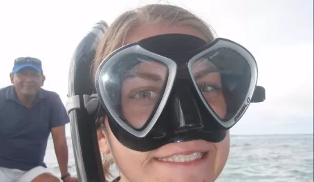 My snorkel face