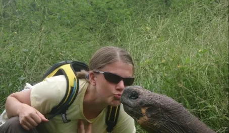 Dont tell Jens - no im NOT really kissing him!