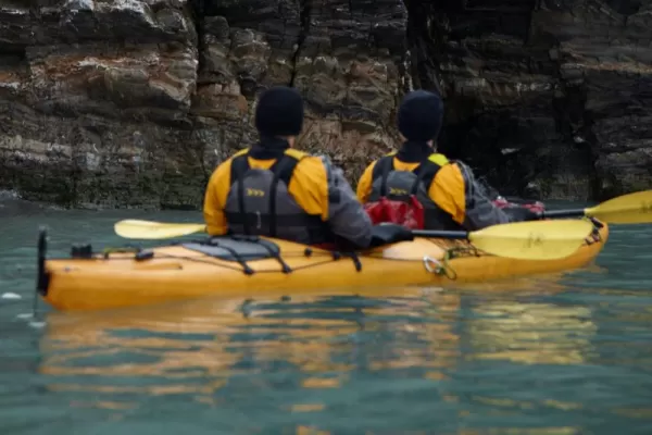 Get a closer look at incredible natural features from your kayak.
