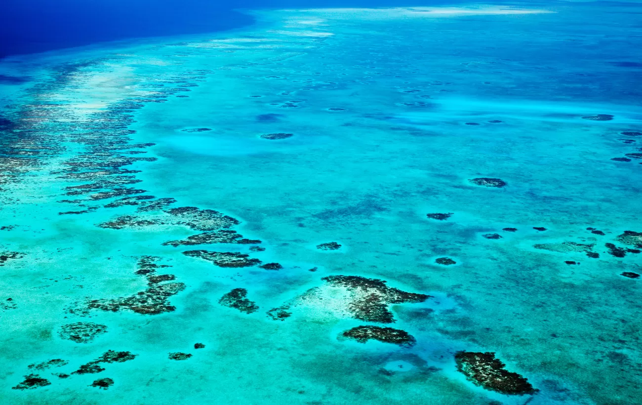 Pristine Belizean atolls