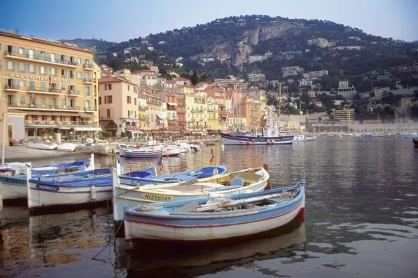 Charming port cities line the coves of the French Riviera