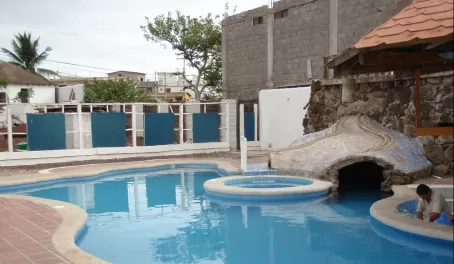 a pool at Casa Opuntia on San Cristobal
